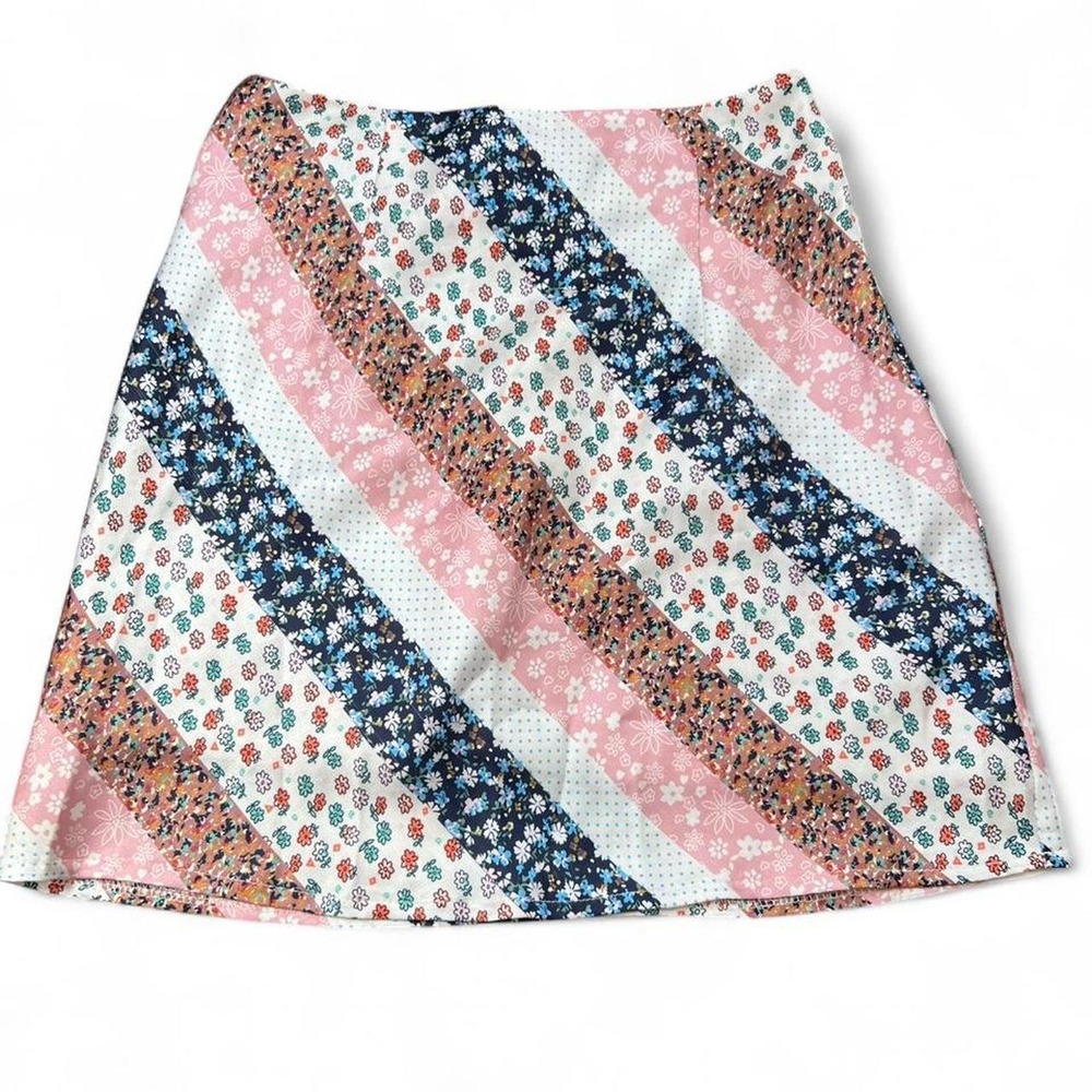 Princess Polly Multicolored Floral Skirt Size 4 Summer Preppy Going Out Boho
